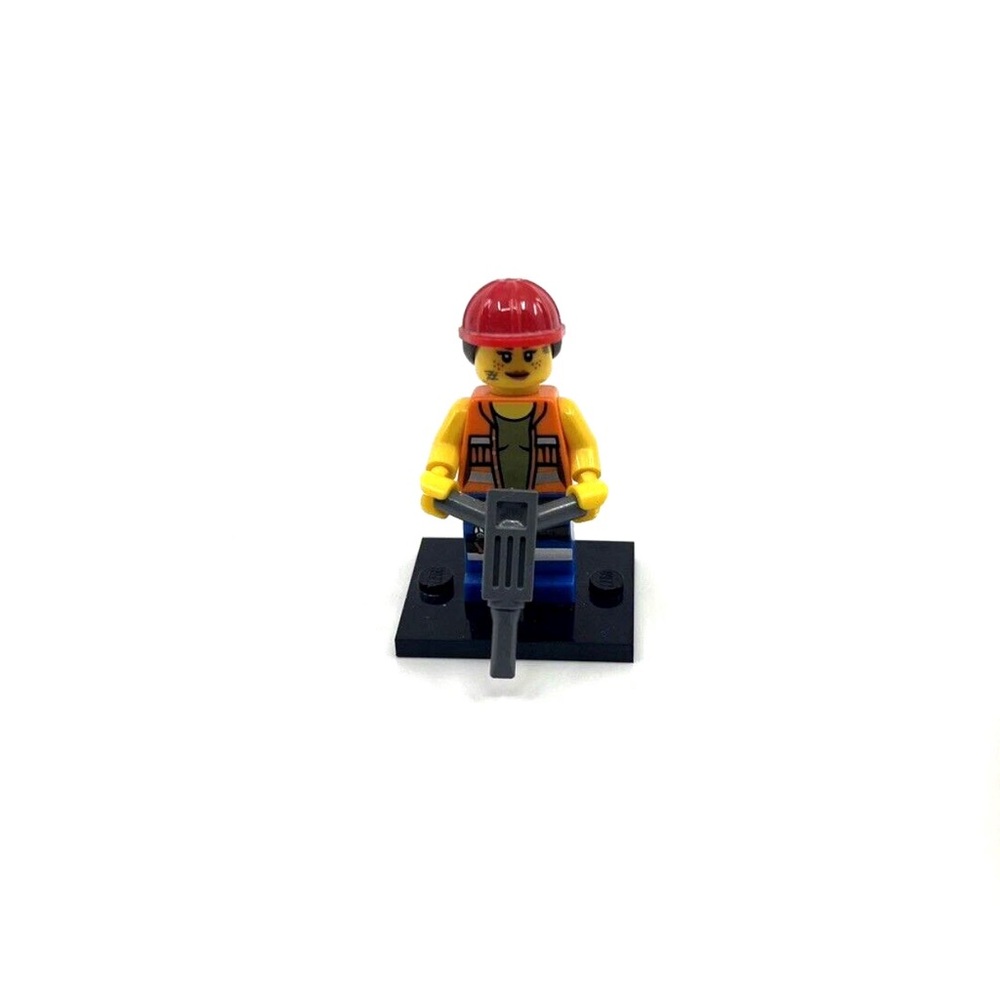 Lego Gail the Construction Worker Minifigure Movie Series 1 71004 CMF Lot HTF